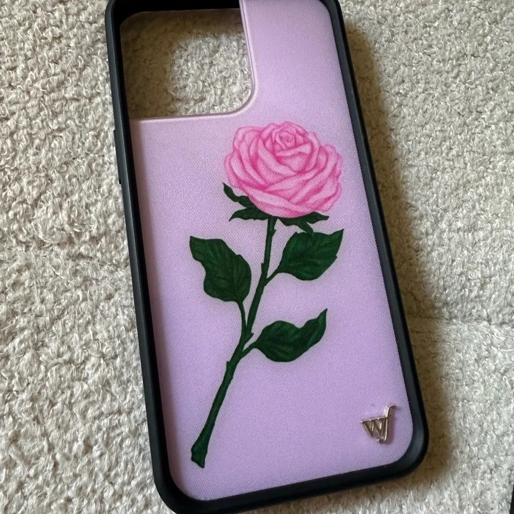 iPhone 14 Pro Max Case - Pink Rose Design